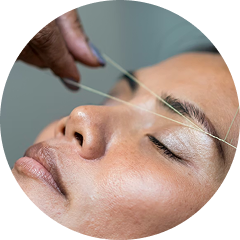 Threading beauty service